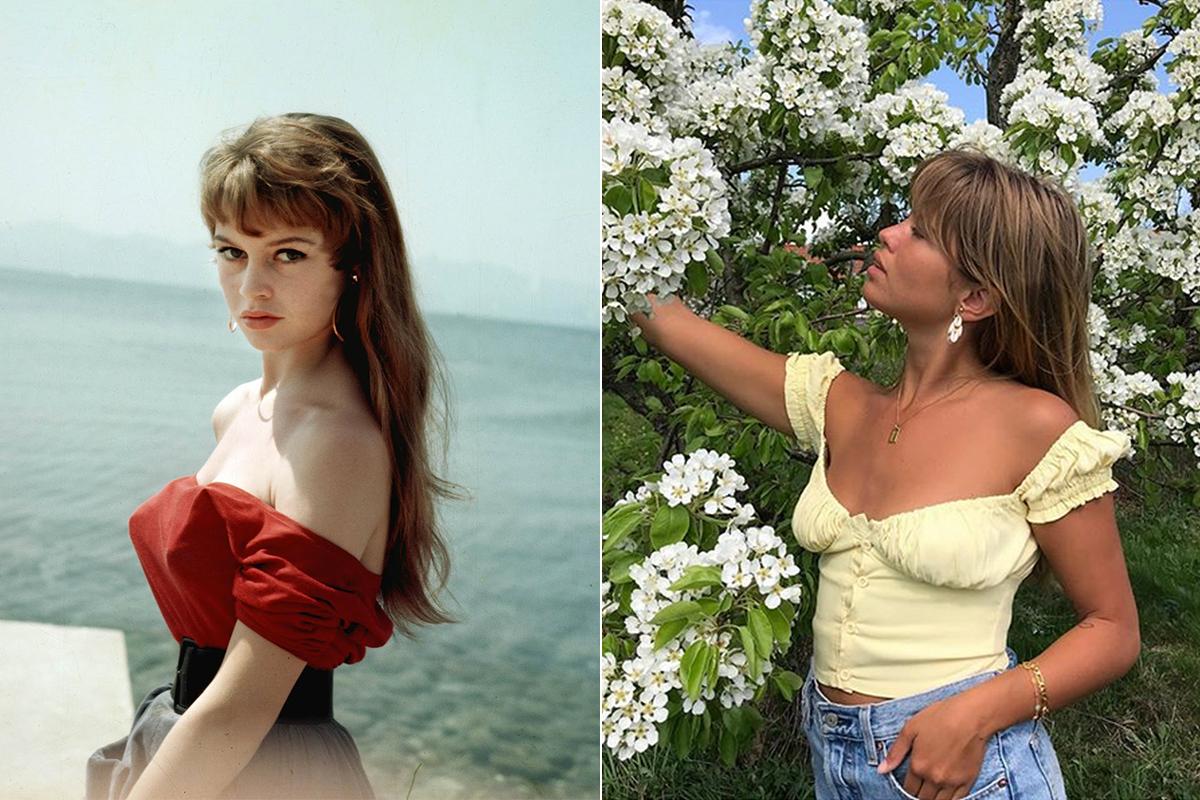 Las blusas sin hombros fueron bautizadas como Bardot por la afición de la diva a usarlas.